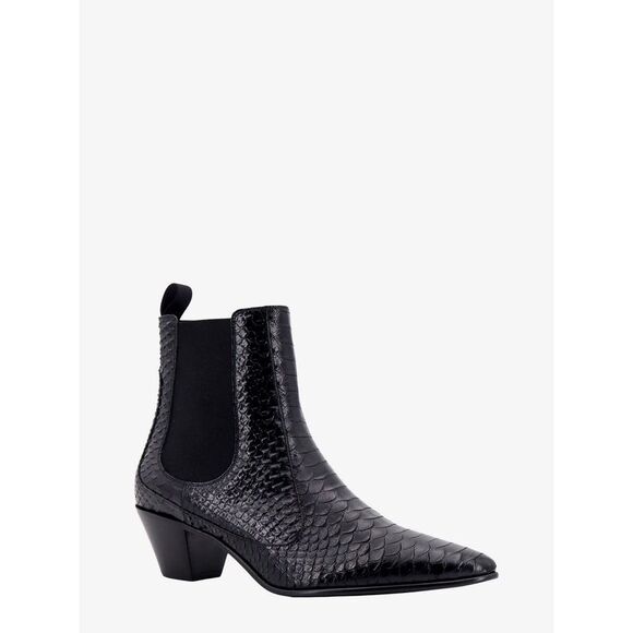 Celine Men Leather Boots With Phyton Print - Picture 2 of 3